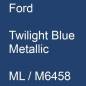 Preview: Ford, Twilight Blue Metallic, ML / M6458.
